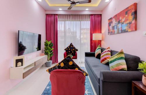 Chicalim Apartment | Inviting 2BHK Near GOI Airport with Pool & Beach Access