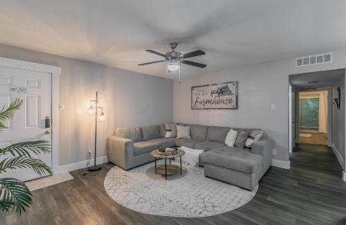 Arlington Apartment | Inviting 2BR Farmhouse Apartment with Free Parking & Family Focus