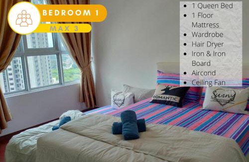 Shah Alam Apartment | Cozy 3R2B Homestay with Pool & Hot Tub - Rated 9/10