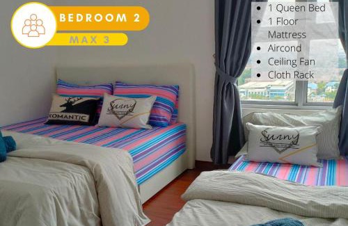 Shah Alam Apartment | Cozy 3R2B Homestay with Pool & Hot Tub - Rated 9/10
