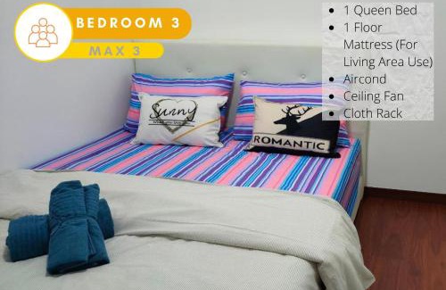 Shah Alam Apartment | Cozy 3R2B Homestay with Pool & Hot Tub - Rated 9/10