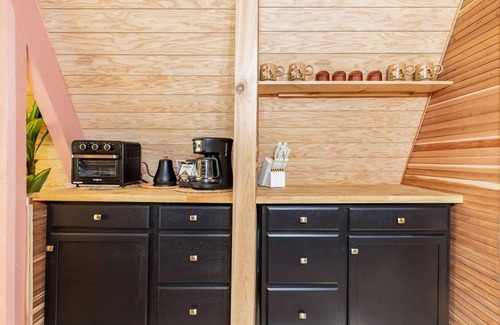 Crestline Cabin | Cozy A-Frame High in The Tree Tops