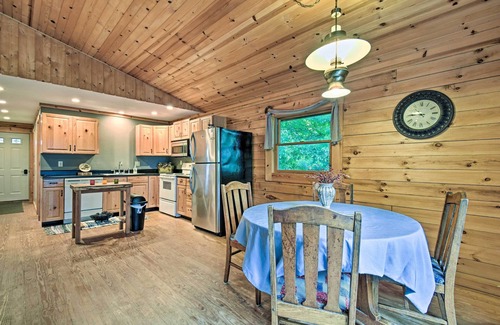 Shipshewana Cabin | Charming Amish Country Cabin with Lake Views & Spa Access