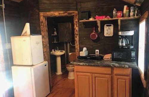 McArthur Cabin | Inviting Amish Log Cabin with Grill, Fire Pit & High-Speed WiFi