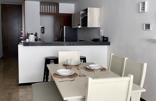 Merida Municipality Apartment | Inviting Apartment with Pool and Ocean Views in Merida