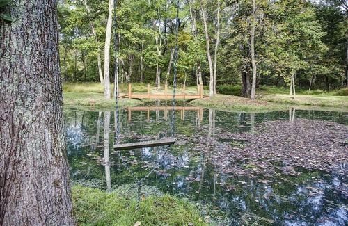 Round Hill Cottage | Charming Wine Country Cottage with Treehouse & Pond Escape