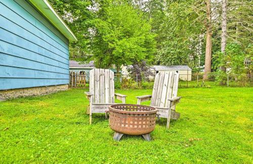 Delmar Apartment | Charming Delmar Getaway with Fire Pit & Family-Friendly Perks
