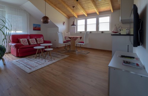 Uehlingen-Birkendorf Apartment | Inviting Apartment "Bückli" in Ortlieb House with Spa & Pool