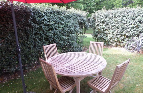 La Foret-Fouesnant Apartment | Charming Apartment with Garden, Steps from Kerleven Beach