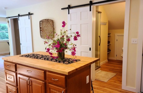 Shawmut Apartment | Serene Apartment in the Woods with Spa and Hot Tub