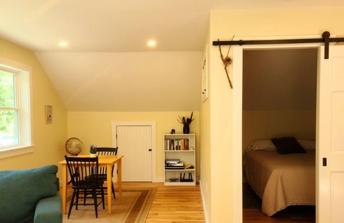 Shawmut Apartment | Serene Apartment in the Woods with Spa and Hot Tub