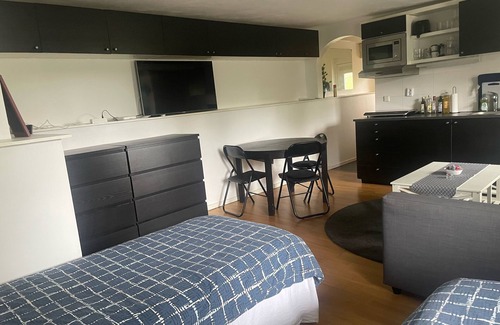 Farsta Apartment | Inviting Apartment Near Nature with Pet-Friendly Amenities