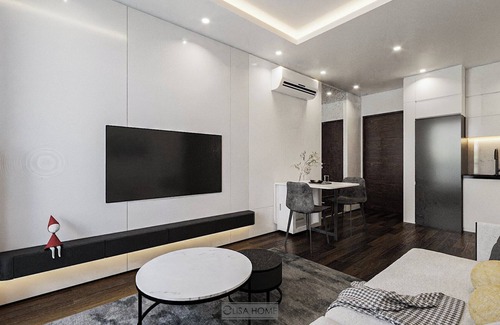Hai Phong Apartment | Modern 1-Bedroom Apartment with Pool & Spa Amenities