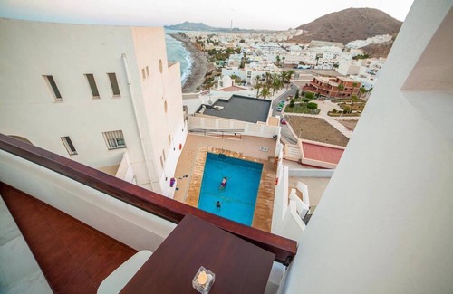 Carboneras Condo | Inviting Apartment with Sea and Pool Views Awaiting You