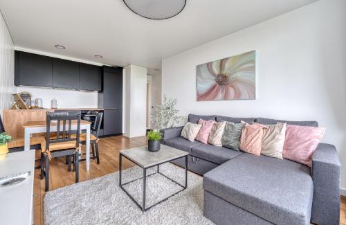 Anyksciai Apartment | Inviting Apartment with Panoramic Views and Family-Friendly Amenities