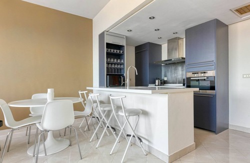 Moncloa - Arguelles Apartment | Charming Argüelles 1bd with Pool & Views Near Madrid Rio