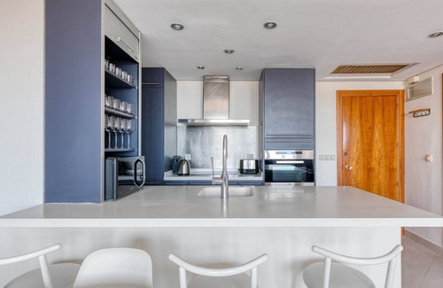 Moncloa - Arguelles Apartment | Charming Argüelles 1bd with Pool & Views Near Madrid Rio