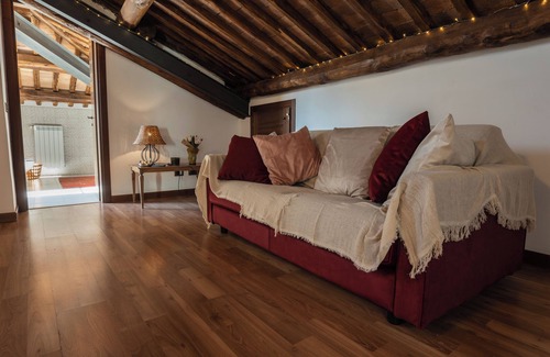 Viterbo Apartment | Cozy attic in a prestigious historic building, medieval center Viterbo