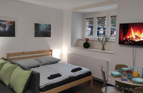 Nusle Apartment | Inviting Basement Flat, SkyShowtime - Steps to City Center