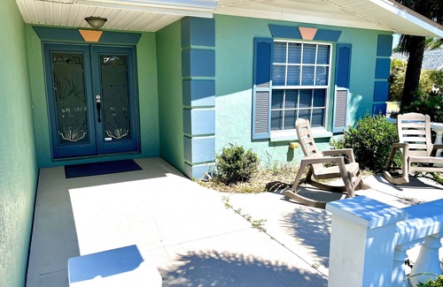 Boardwalk House | Beachfront Retreat: Private Pool & Steps to the Shore