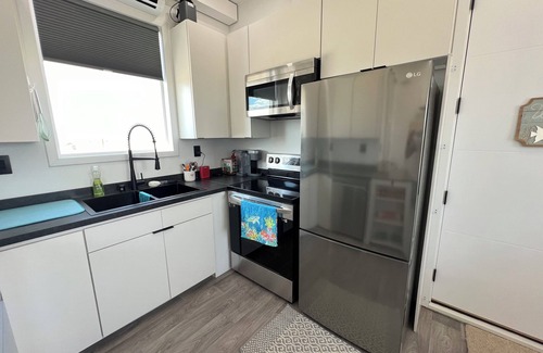 Beryl Junction House | Cozy Beach House tiny home in tranquil Beryl Utah with AC, WiFi, fitness room.