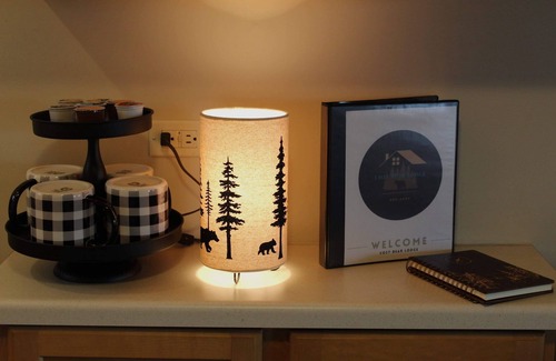 St Germain Cabin | Cozy Bear Lodge: Beachside Cabin with Private Dock & Trails