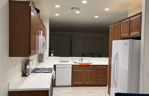 Victorville House | Inviting Bedroom with Kitchen and Parking in Victorville