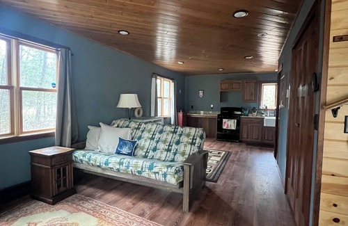 Backus Cabin | Inviting Cabin Retreat in Backus, MN with Spa & Kitchen