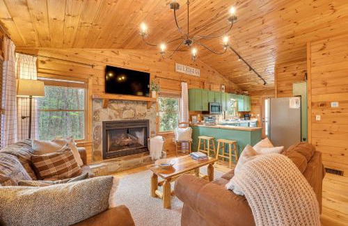 Blue Ridge House | Inviting Cabin Retreat with Hot Tub in Private Setting