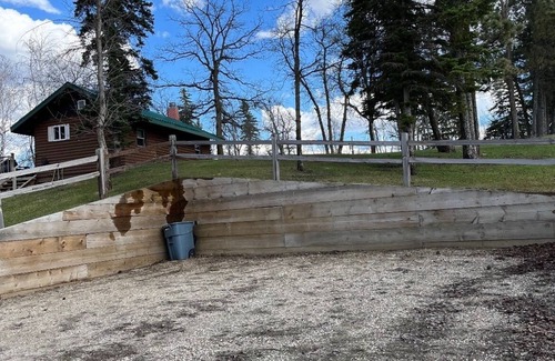 Bottineau Cabin | Inviting Cabin with Lake View & Family-Friendly Amenities
