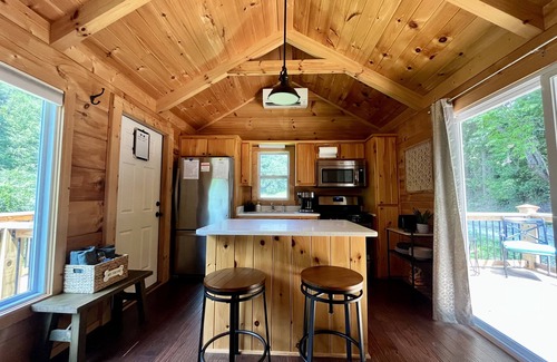Old Fort Cabin | Cozy Cabin Retreat Near Asheville with King Bed & Firepit