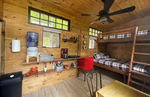 Clifford Cabin | Cozy cabin on Private Lake in fabulous Amherst. Near the Blue Ridge Parkway.