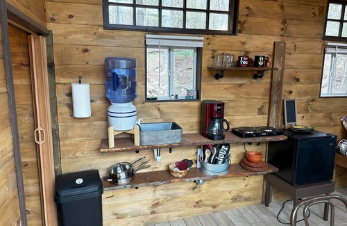 Clifford Cabin | Cozy cabin on Private Lake in fabulous Amherst. Near the Blue Ridge Parkway.