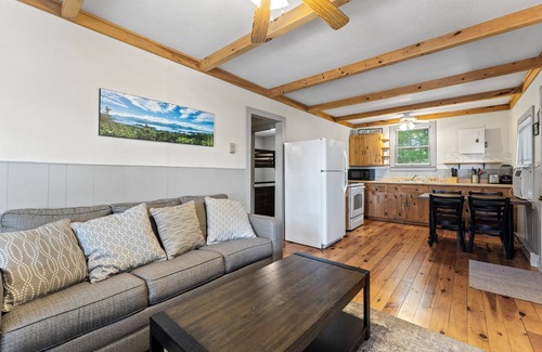 Bolton Landing Cabin | Charming Cabin with Covered Dock and Lake View on George