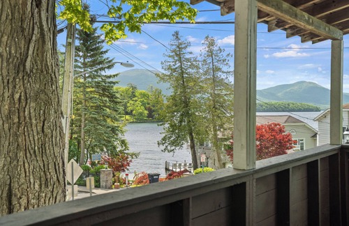 Bolton Landing Cabin | Charming Cabin with Covered Dock and Lake View on George