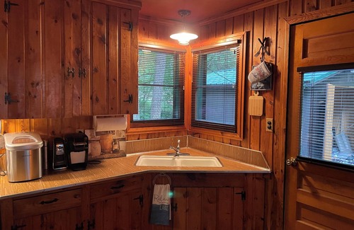 Mio Cabin | Serene Cabin Retreat Near Au Sable River with Hot Tub