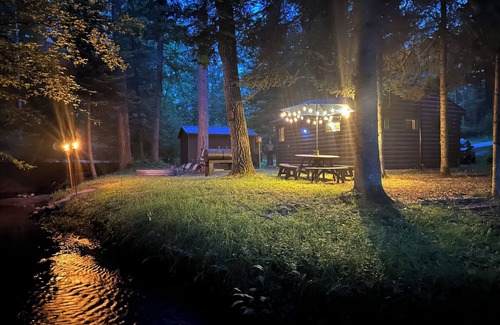 Mio Cabin | Serene Cabin Retreat Near Au Sable River with Hot Tub