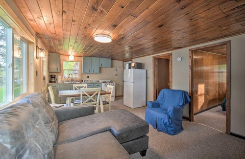 Hayward House | Inviting Cabin with Deck and Private Dock at Nelson Lake