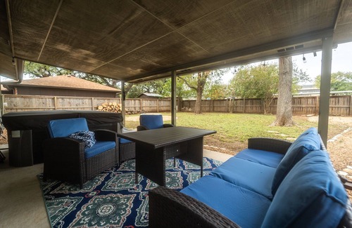Mesa Park House | Ideal Retreat: Cozy Casa with Hot Tub & Game Room Awaits