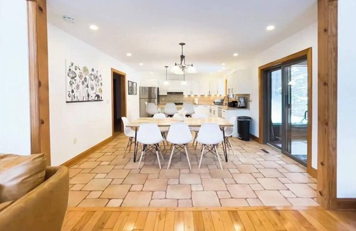 Dalton Ski Chalet | Inviting Cedar Chalet with Heated Pool and Lake View