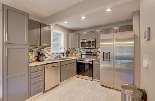 East Stroudsburg House | Inviting Chalet with Game Room and Fireplace, 10/10 Rated