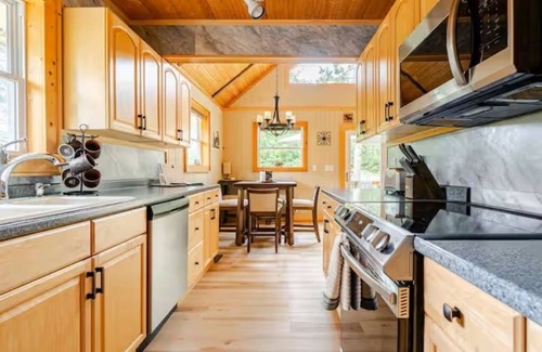 Williamsburg Cabin | Tranquil Chalet with Ocean View in Northern Michigan