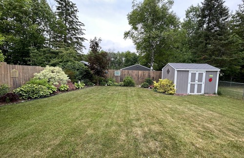 St Ignace House | Inviting Retreat with Oceanfront Views Near Downtown