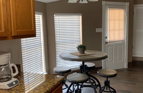 Biggs Field House | Inviting Duplex with Refrigerated Air & Spa Amenities