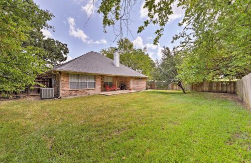 College Station House | Inviting College Station Home with Patio and Fireplace