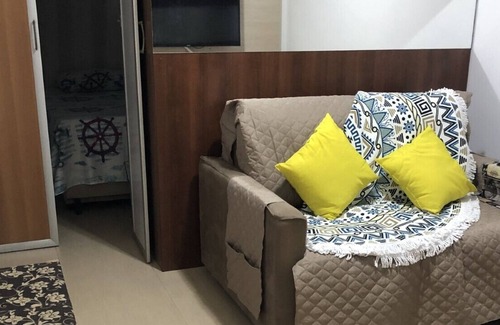 Sao Vicente Apartment | Cozy corner 300m from the beach and 50m from the Shopping