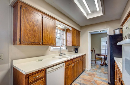 Commerce House | Welcoming Corner Retreat in Commerce, Texas with Family Amenities