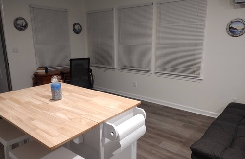 Shelbyville Condo | Inviting Creekside Studio for Your Next Getaway