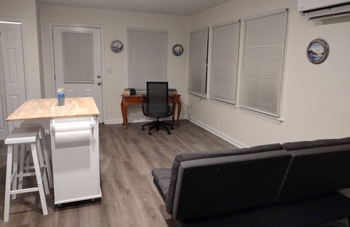 Shelbyville Condo | Inviting Creekside Studio for Your Next Getaway
