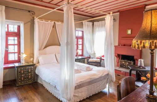 Ano Pedina House | Cozy double room with fireplace